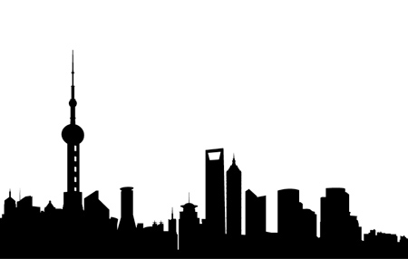 Clipart outline of city