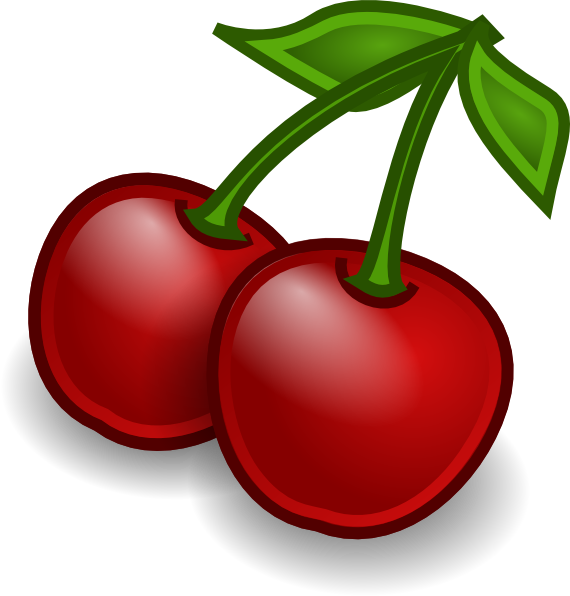 Rocket Fruit Cherries Clip Art - vector clip art ...