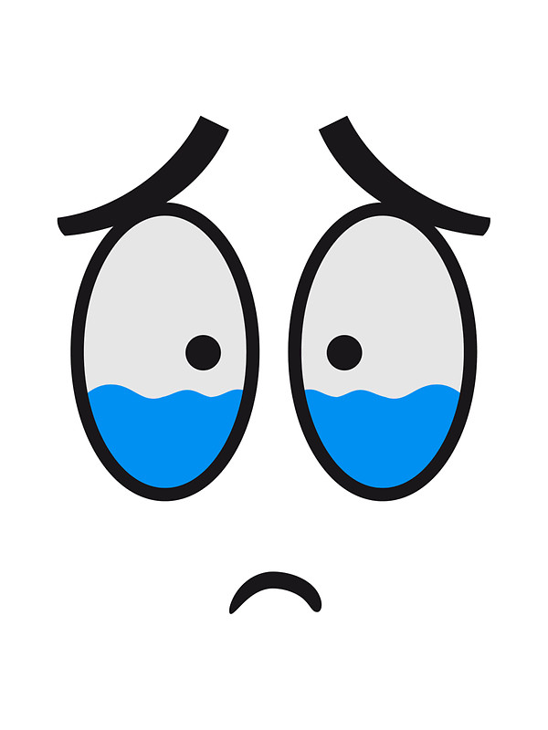 Cartoon Crying Face - ClipArt Best