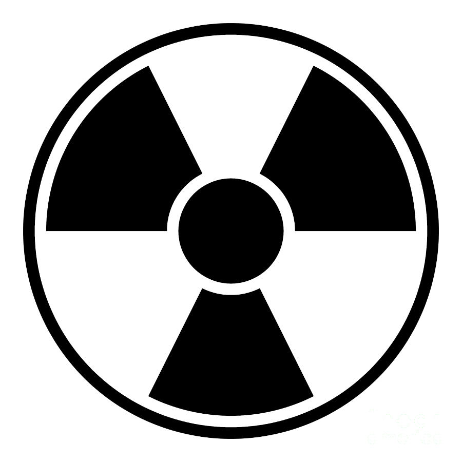 Radiation sign clipart