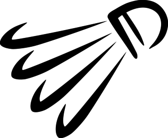 Badminton Shuttlecock Logo Design