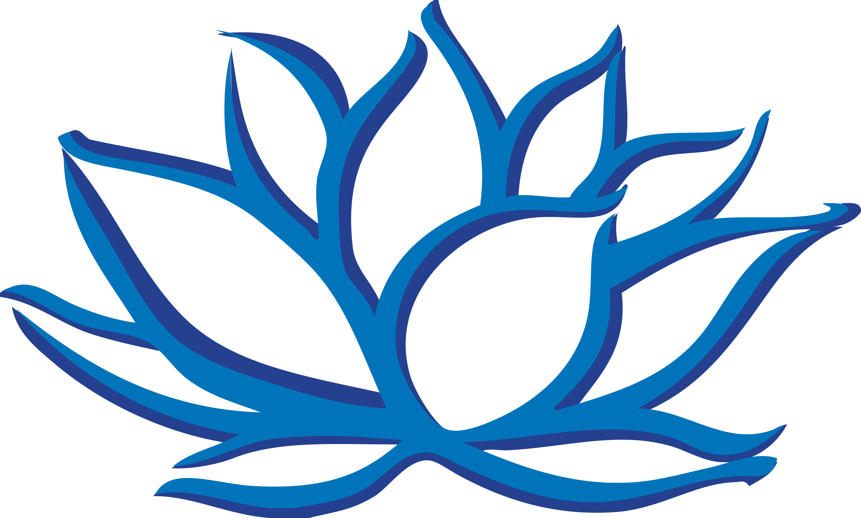 free blue lotus flower clip art - photo #5