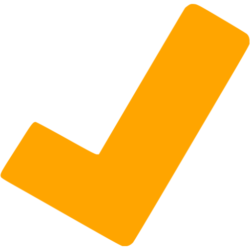 Orange check mark icon - Free orange check mark icons