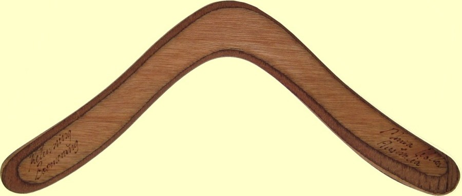 Hand Crafted Sports Boomerang