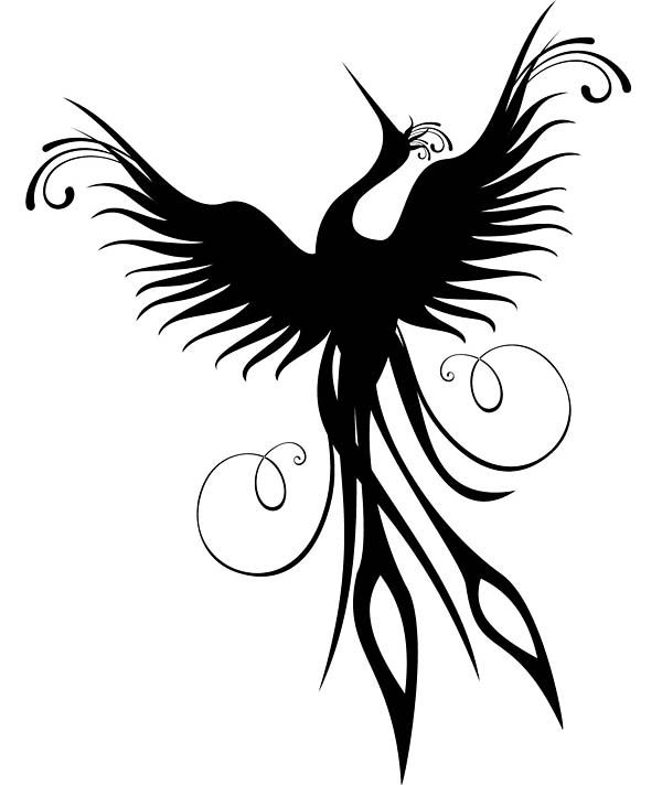 456 views Final Fantasy Phoenix Lineart - ClipArt Best