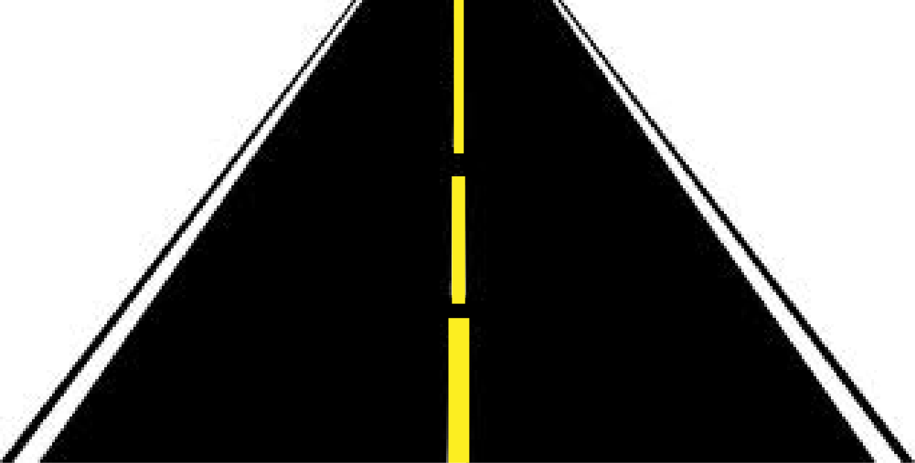 Straight road clipart vector