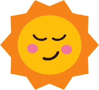 Free smiling sun clipart