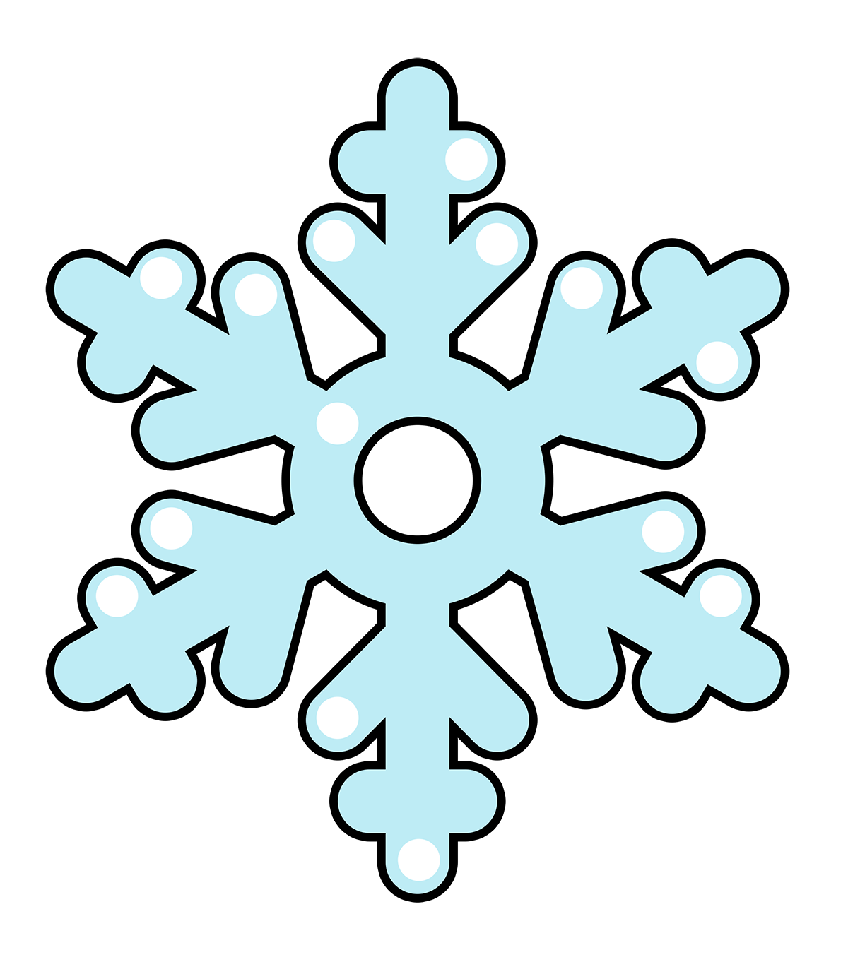 Free animated snowflake clipart