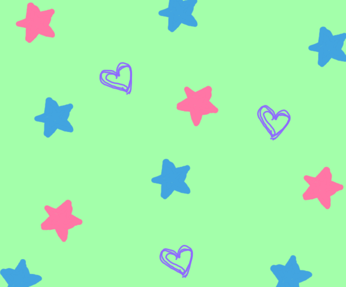 Green Hearts And Stars - ClipArt Best