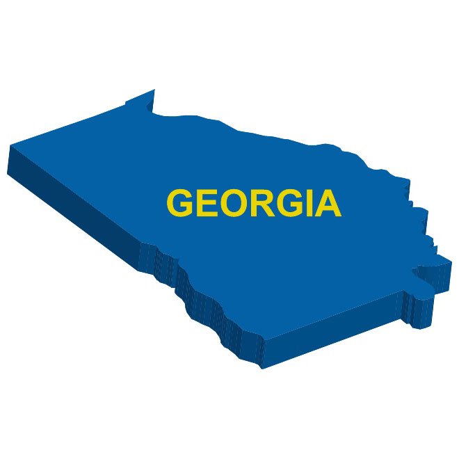 GEORGIA STATE VECTOR MAP - Download at Vectorportal