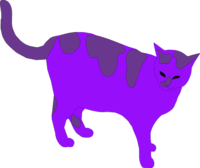 Purple Cat Clip Art 93885 | DFILES
