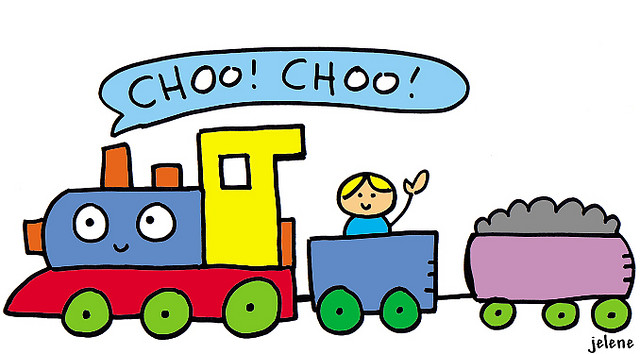 Cartoon Choo Choo Train