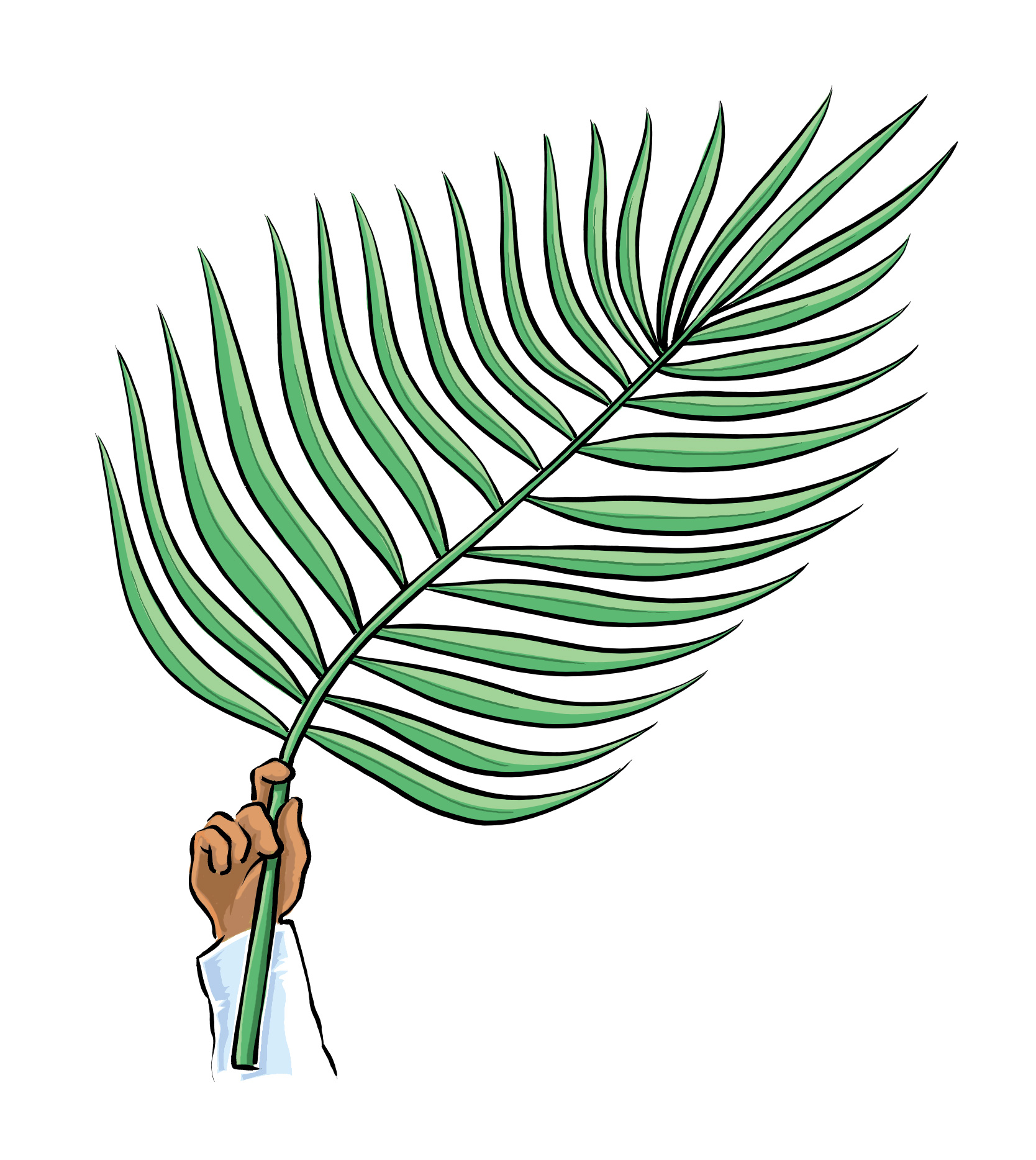 Palm sunday clipart free