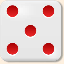 Dice Number 5 - ClipArt Best