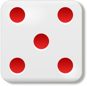 Dice Numbers Clipart