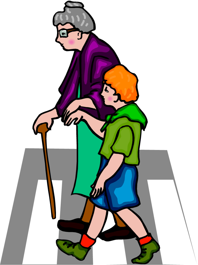 Kids helping others clipart
