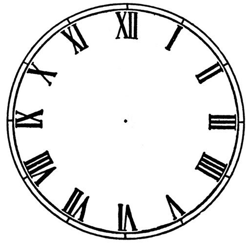 Blank Clock Face Template. blank clock template colouring pages ...