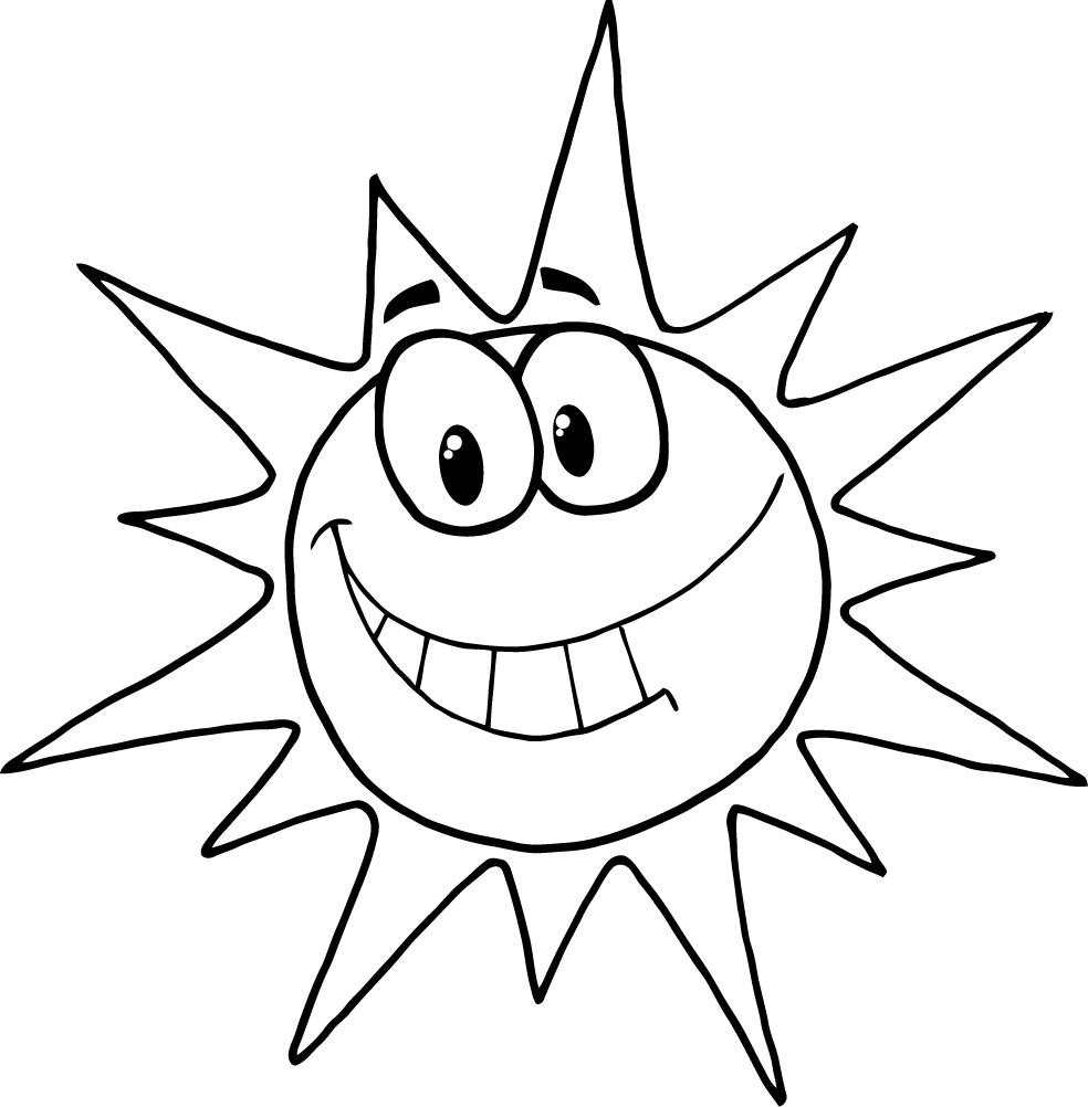 Sun Coloring Page - Whataboutmimi.com