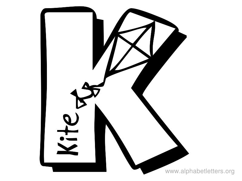 The letter k clipart