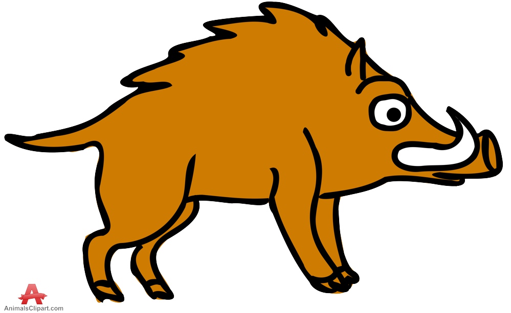 wild pig clip art free - photo #5