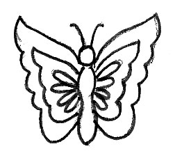 Butterfly Tracing - ClipArt Best
