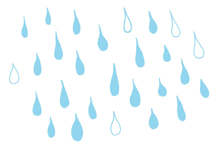 Raindrops Drawing Clipart - Free to use Clip Art Resource