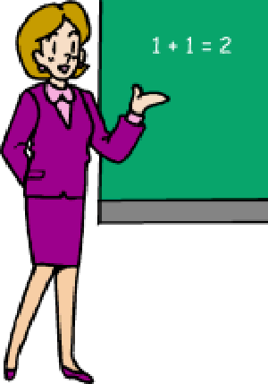 Teacher Teaching Student Clipart