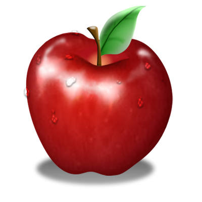 Red apple clipart png
