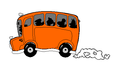 Cartoon Buses Animated Gifs ~ Gifmania