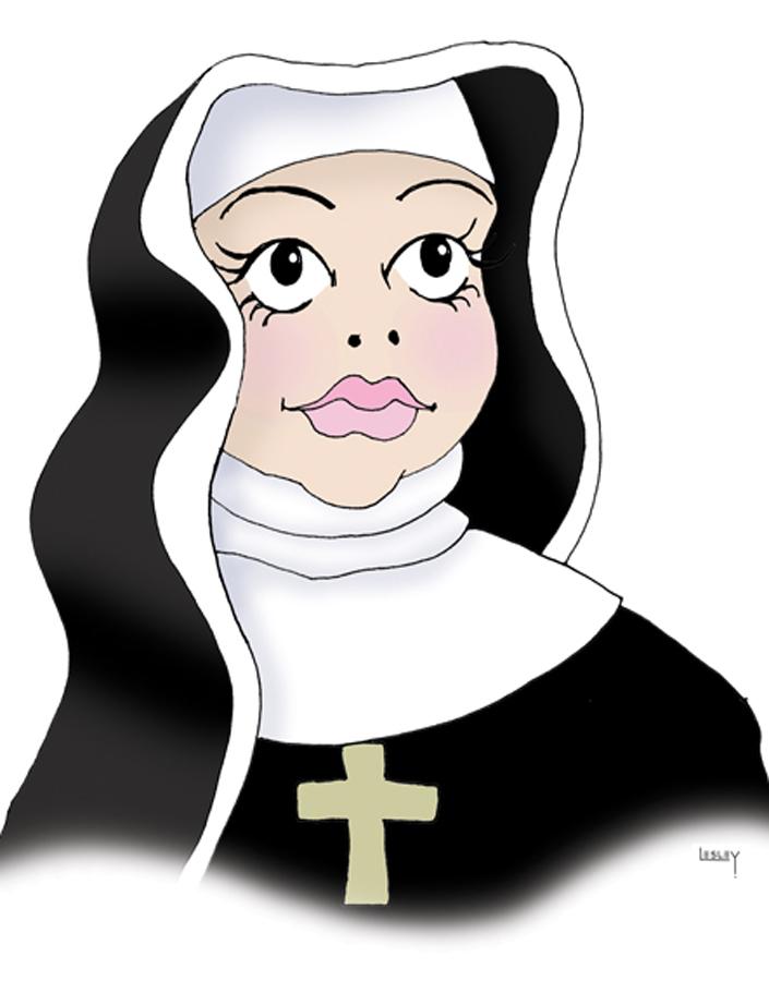 funny nun clipart - photo #31