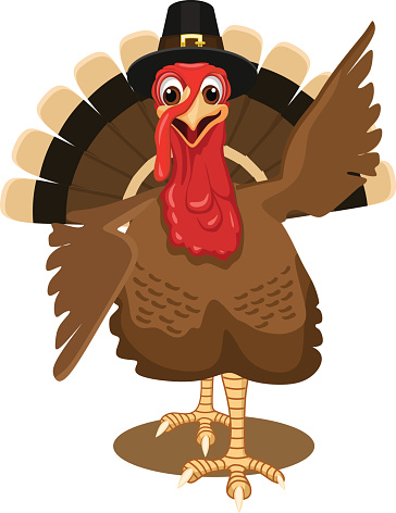 Silhouette Of A Thanksgiving Turkey Funny Clip Art, Vector Images ...