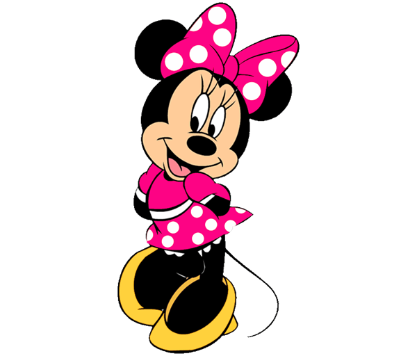 Minnie mouse pink clip art