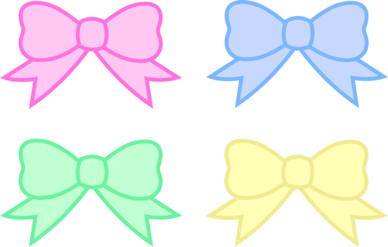 437 views Girl bow clipart