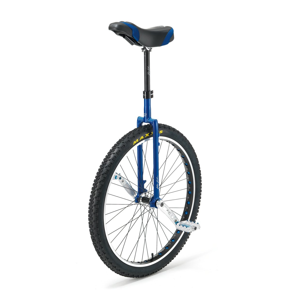 Kris Holm 29 Inch Mountain Unicycle Blue Unicycles at Hayneedle