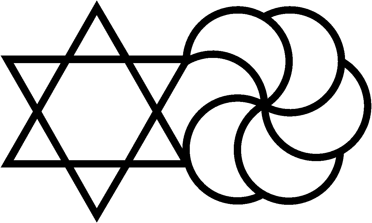 Armenian-Jewish friendship ArEv symbol, 1990.png 