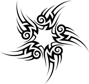 Trend Tattoos: Star Tribal Tattoos