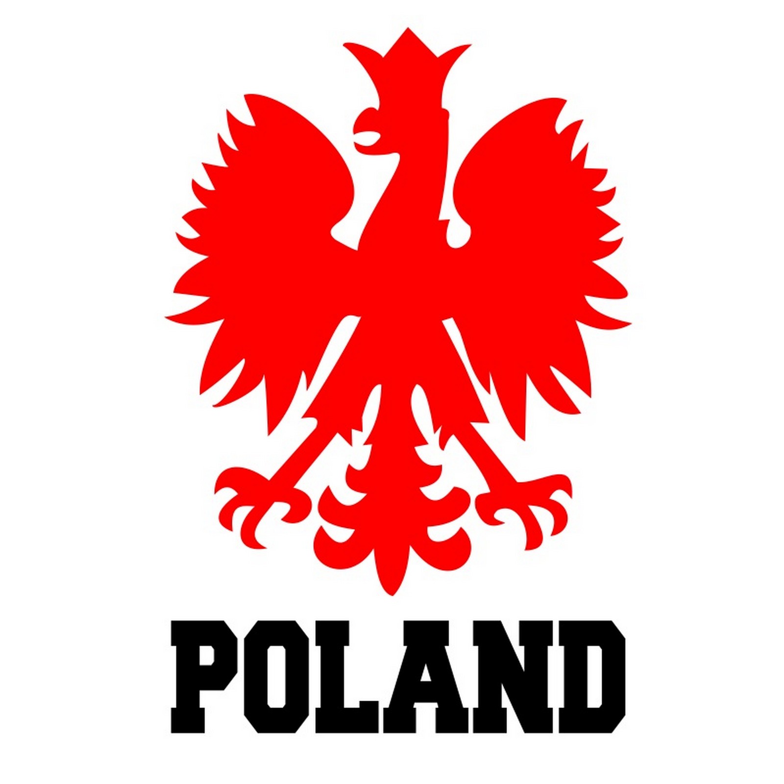 Poland Polska Mens T Shirt Awesome Eagle Crest Polish Flag Pride ...