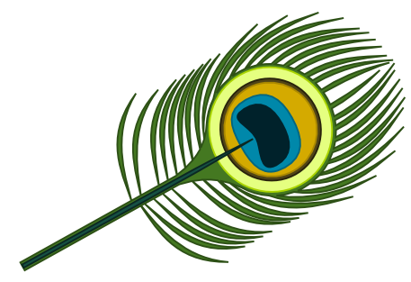 How To Draw Peacock Feather in Inkscape/Illustrator/Corel Draw ...