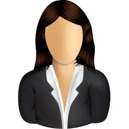 Female Business User Icon from the Shine Set - DryIcons