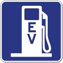 Close-Out Sale: D9-11B EV Charging Station Symbol Signs - 18x18 ...
