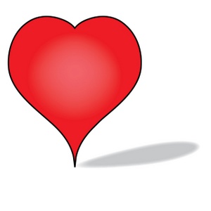 Heart Clipart Image - Red Heart Design