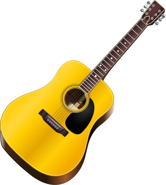 Guitar clip art - vector clip art online, royalty free & public domain