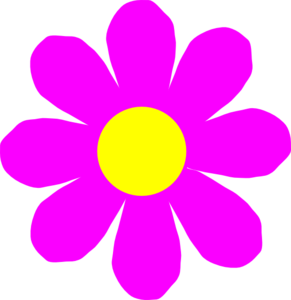 Pink Flower clip art - vector clip art online, royalty free ...