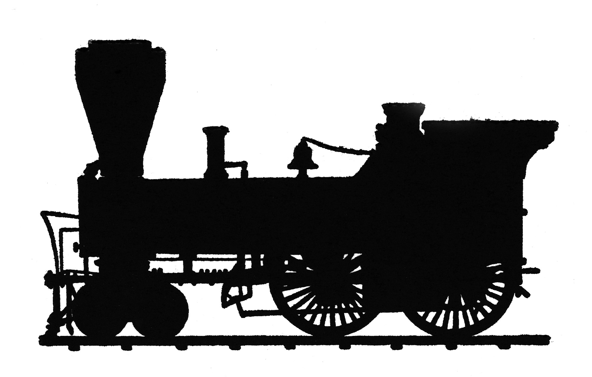 train clip art silhouette - photo #15