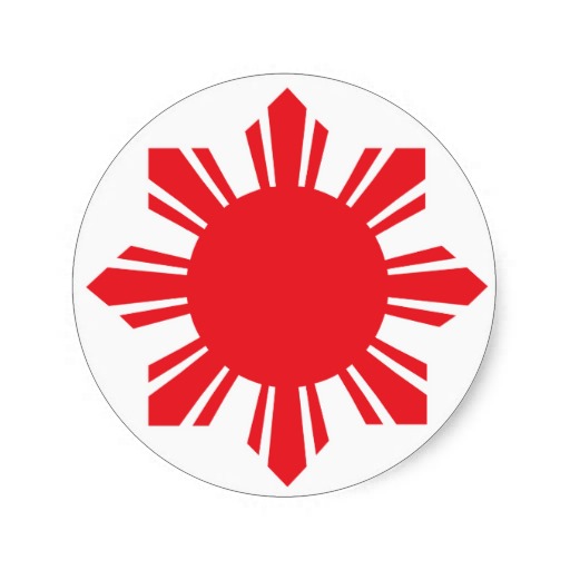 710 views Filipino Sun - Black Stickers from Zazzle.