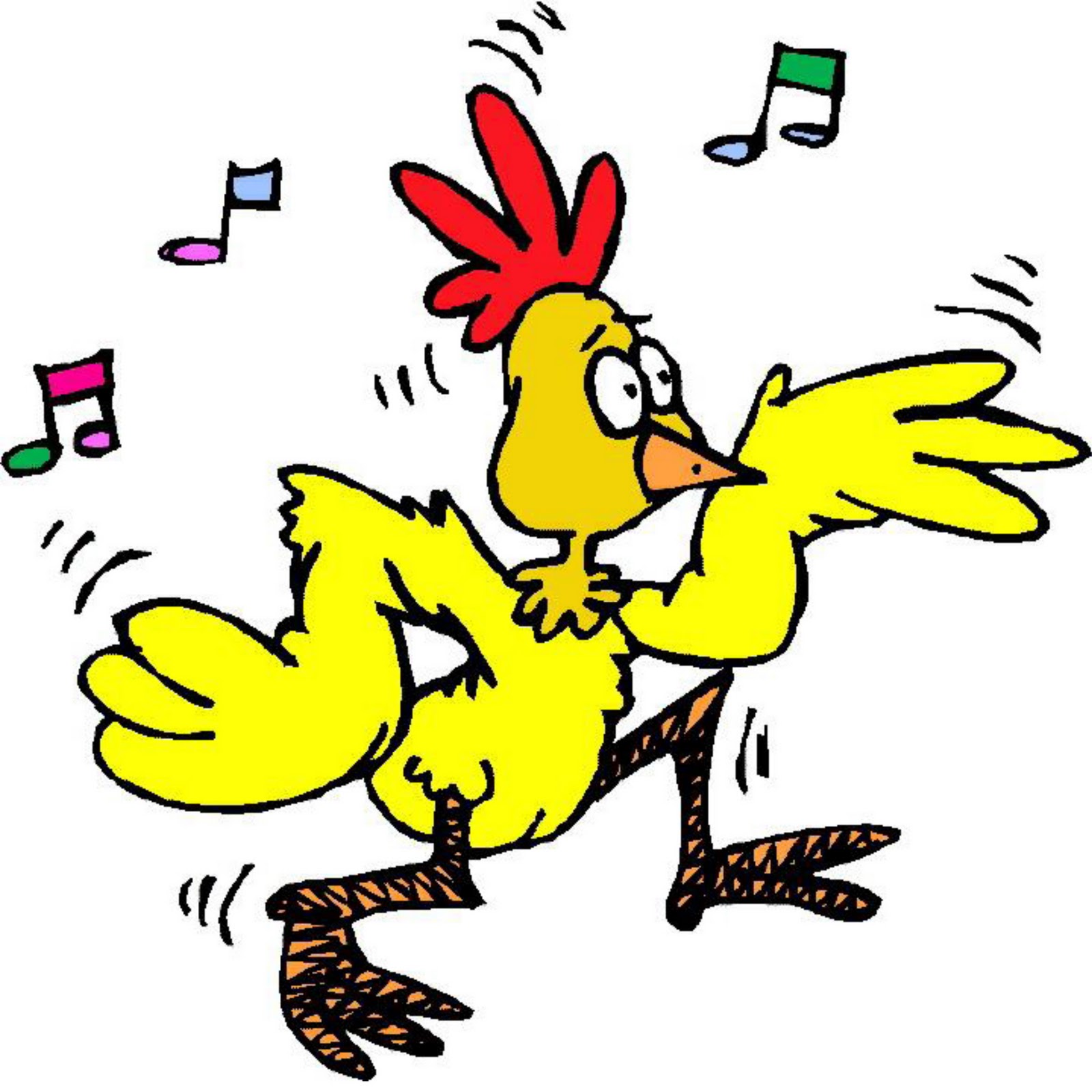 Dancing chicken gif.