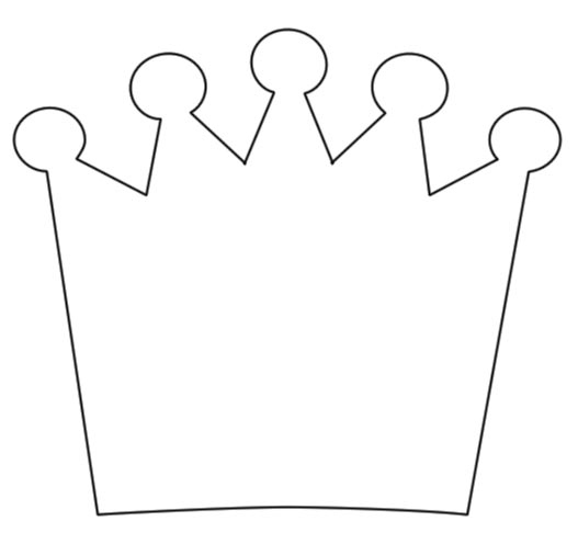 Paper Princess Crown Template Tattoo Page 2  ClipArt Best  ClipArt Best