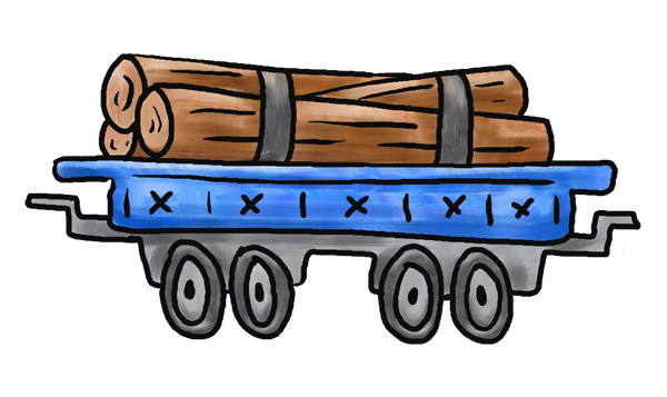 Animated Train Cars
