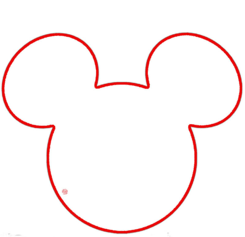 Mickey Mouse Head Outline Printable Car Tuning