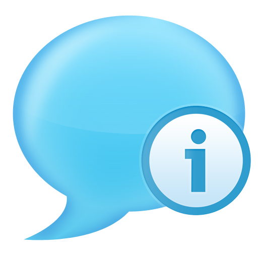 Chat, Info icon
